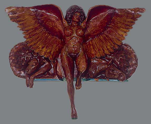 Winged Woman Unlit